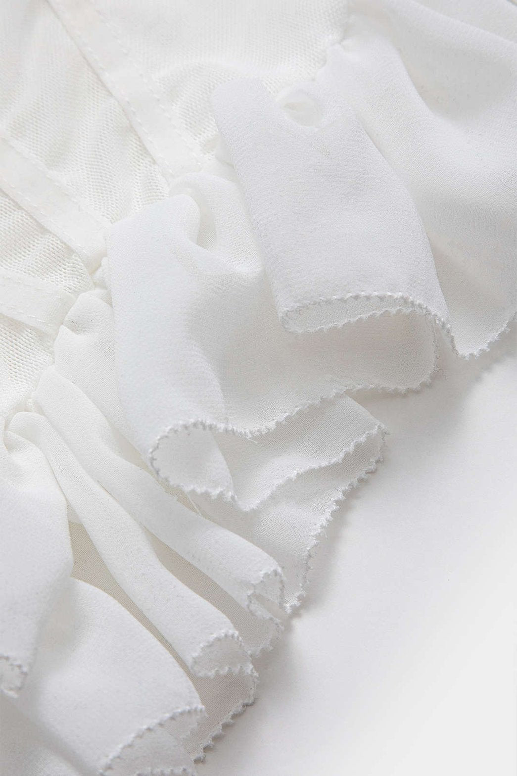 Vue latérale du corset satin - Grâce