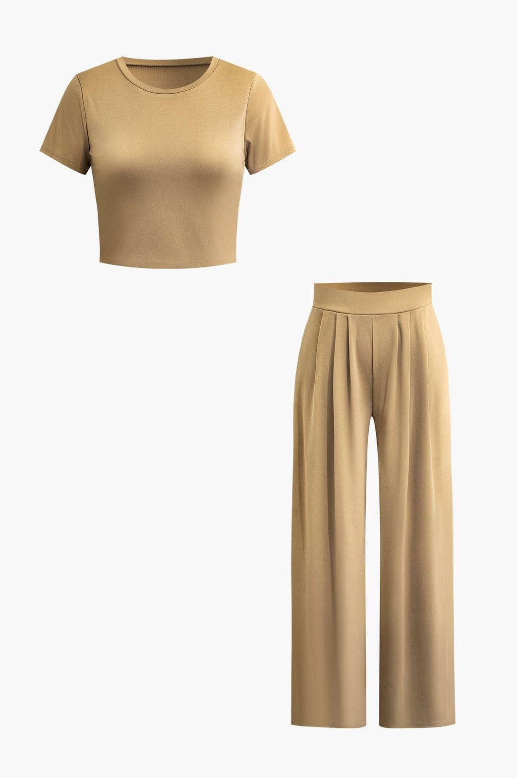 Ensemble beige élégant soleil