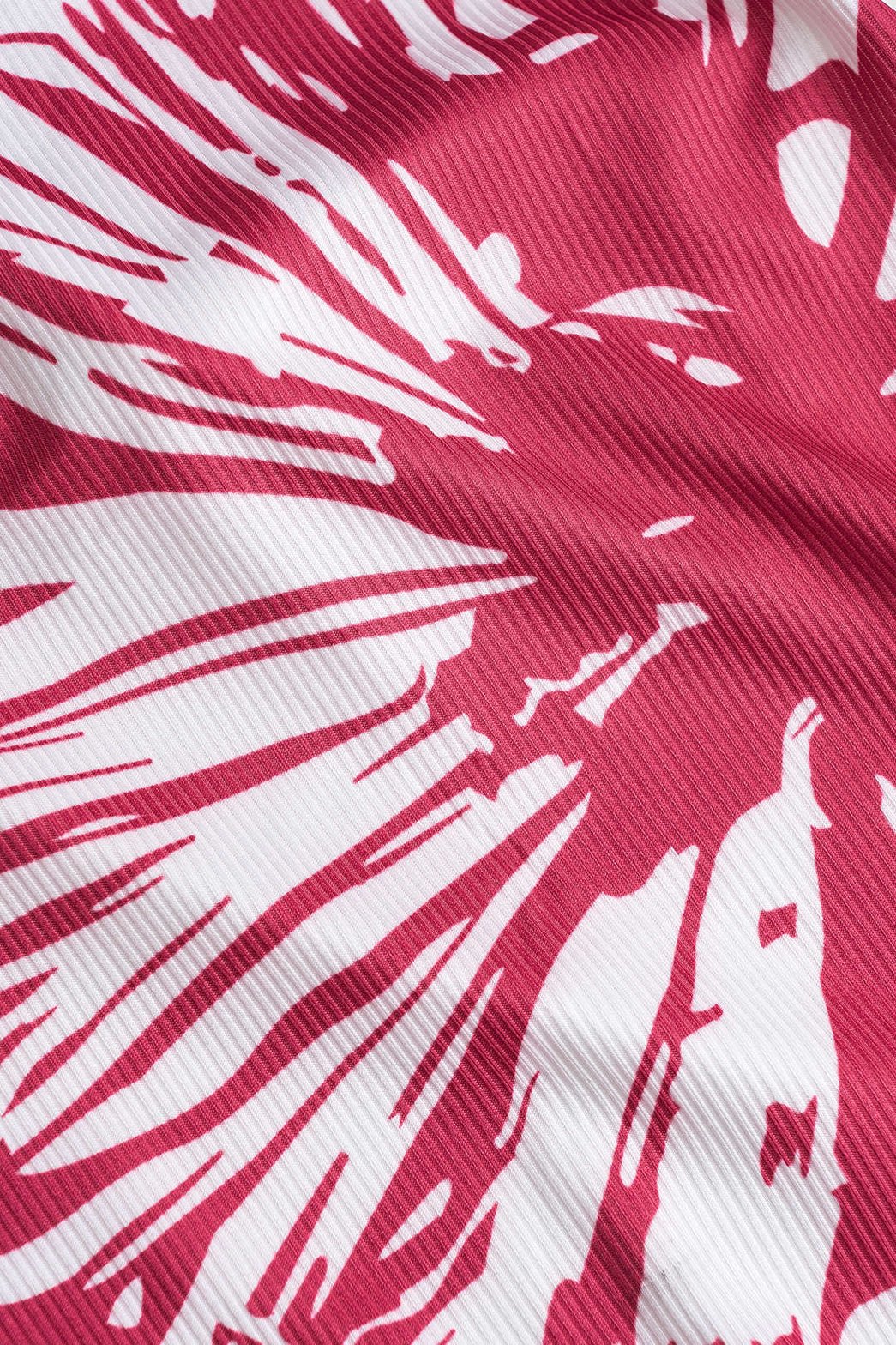 Débardeur fleuri coupe près du corps harmonie