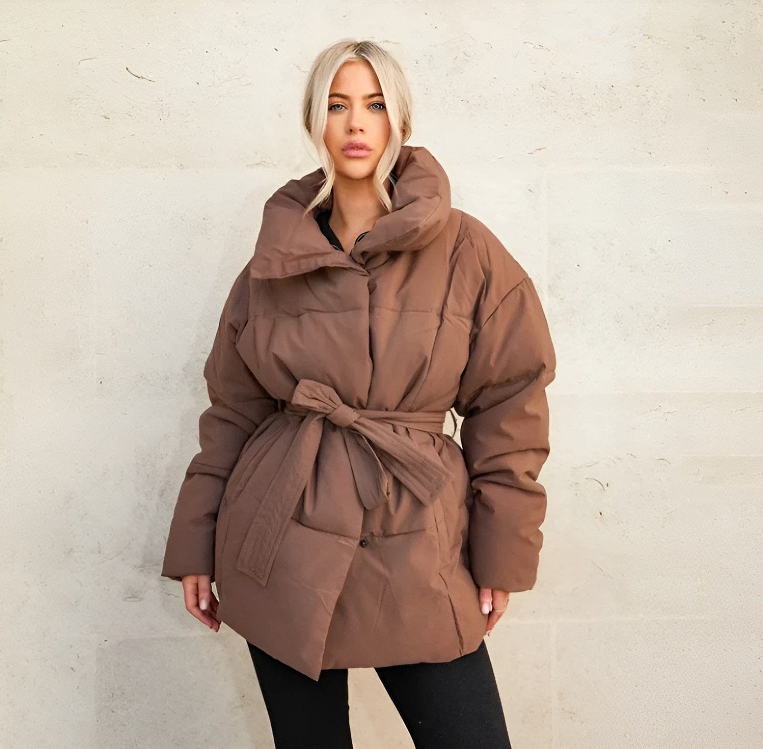 Doudoune style urbain détail zip divine