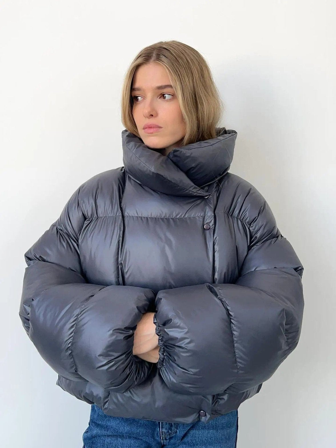Doudoune protection capuche douceur