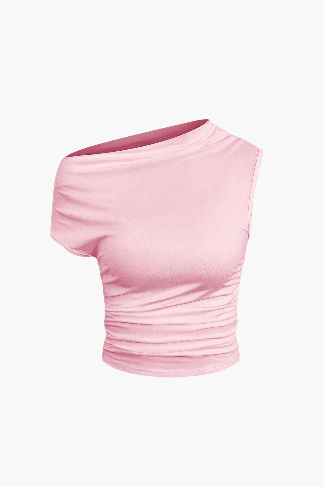 Ensemble Asymétrique Blanc Élégant