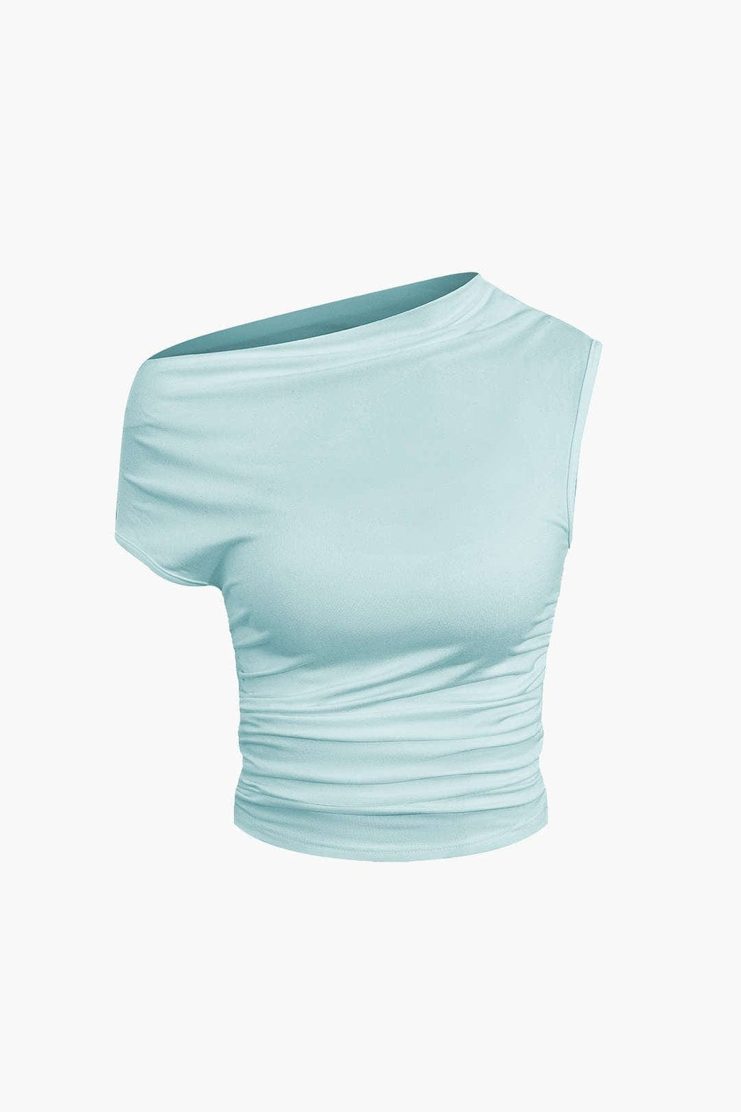 Ensemble Asymétrique Blanc Élégant