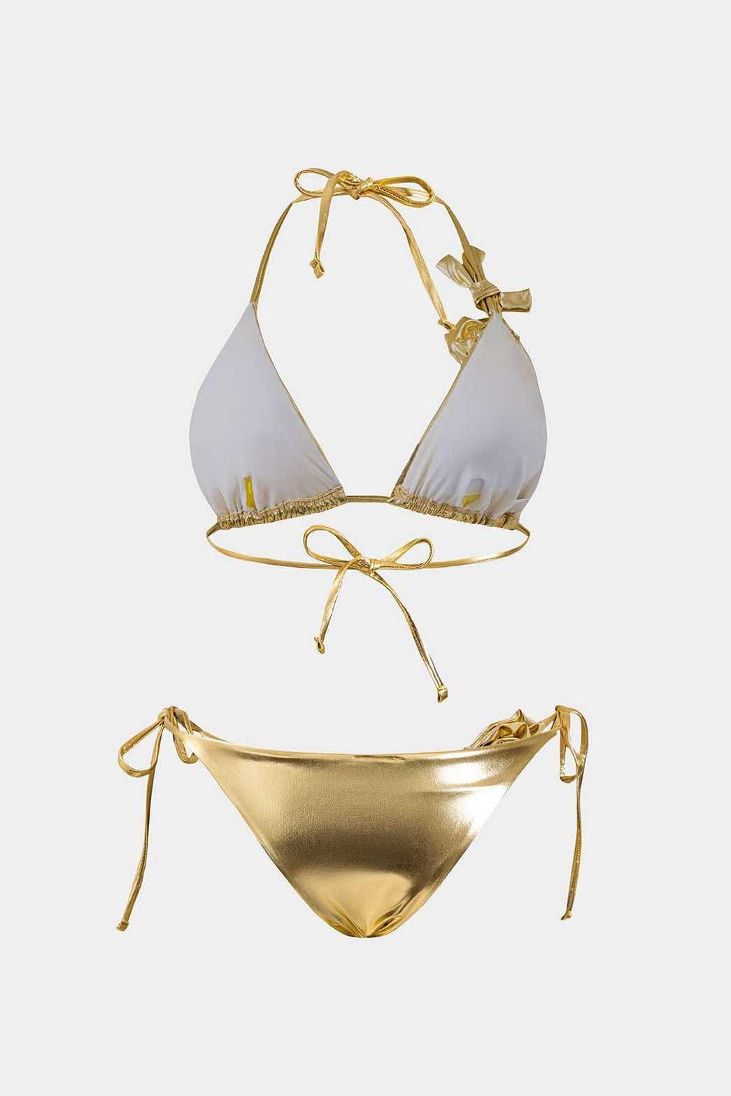 Jupe cover-up dorée ajustable été