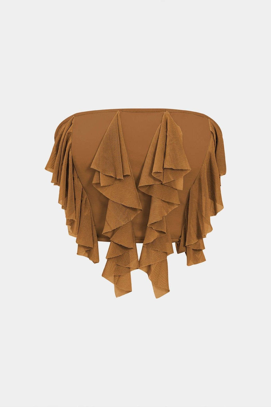 Ensemble bustier à volants glamour crystal