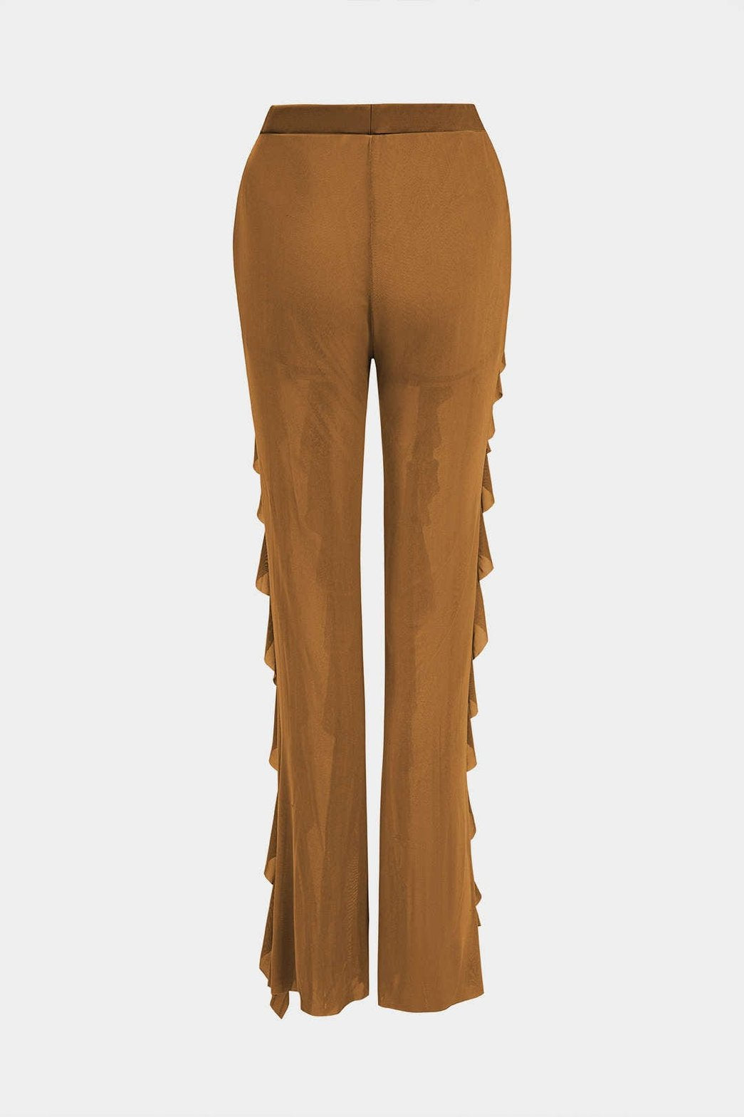 Ensemble bustier à volants élégant velours