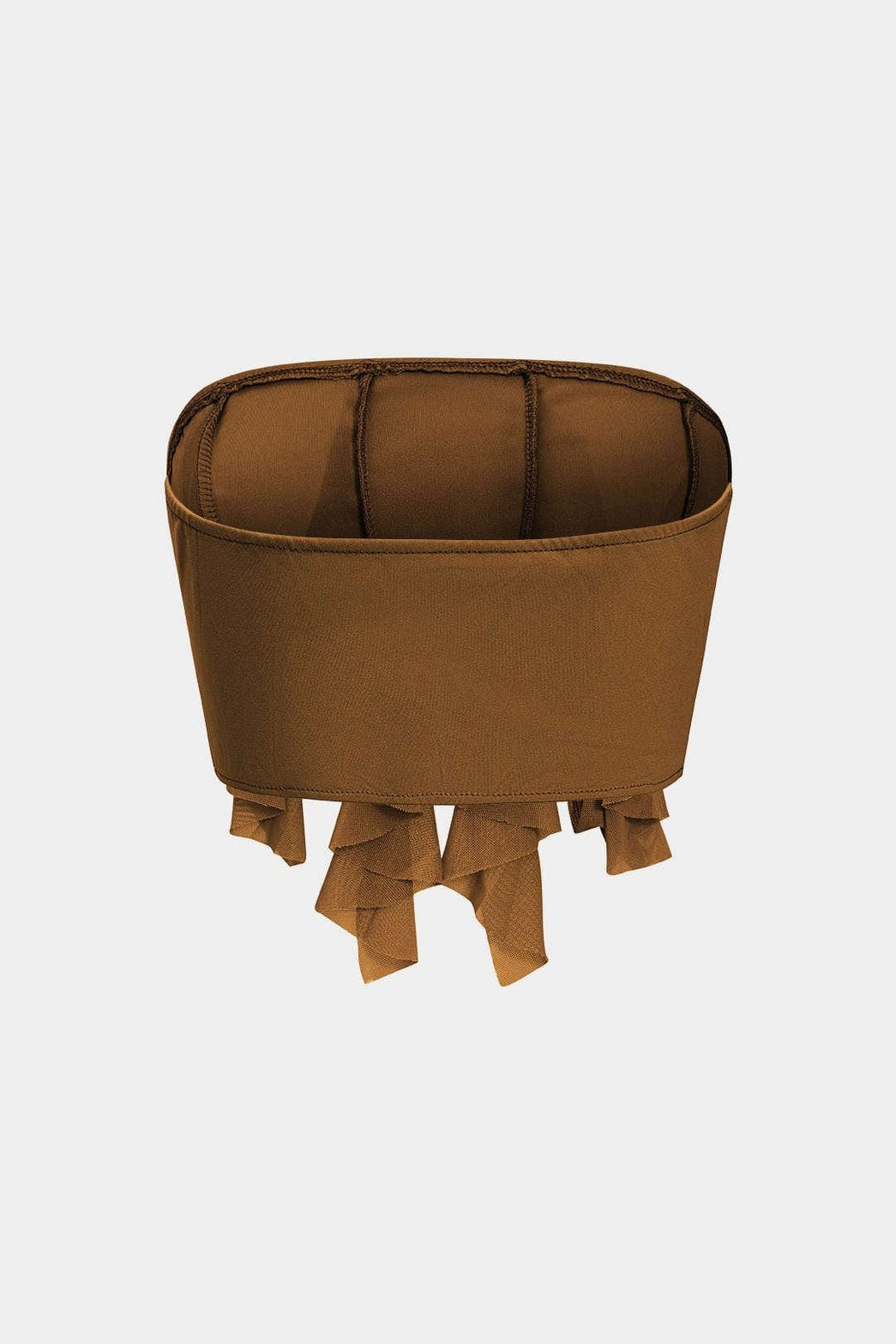 Ensemble bustier à volants chic perle