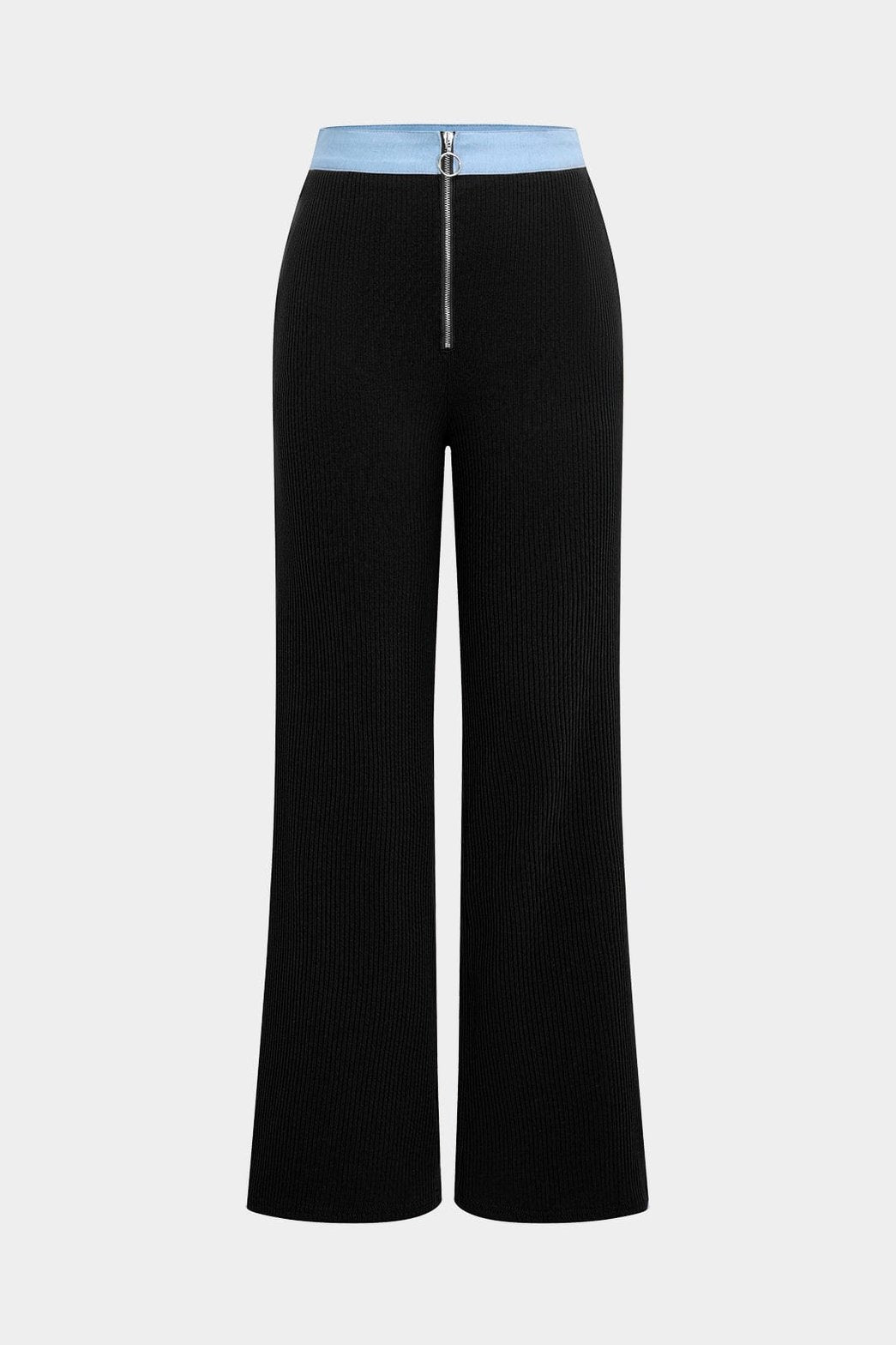 Ensemble coordonné noir et bleu zen