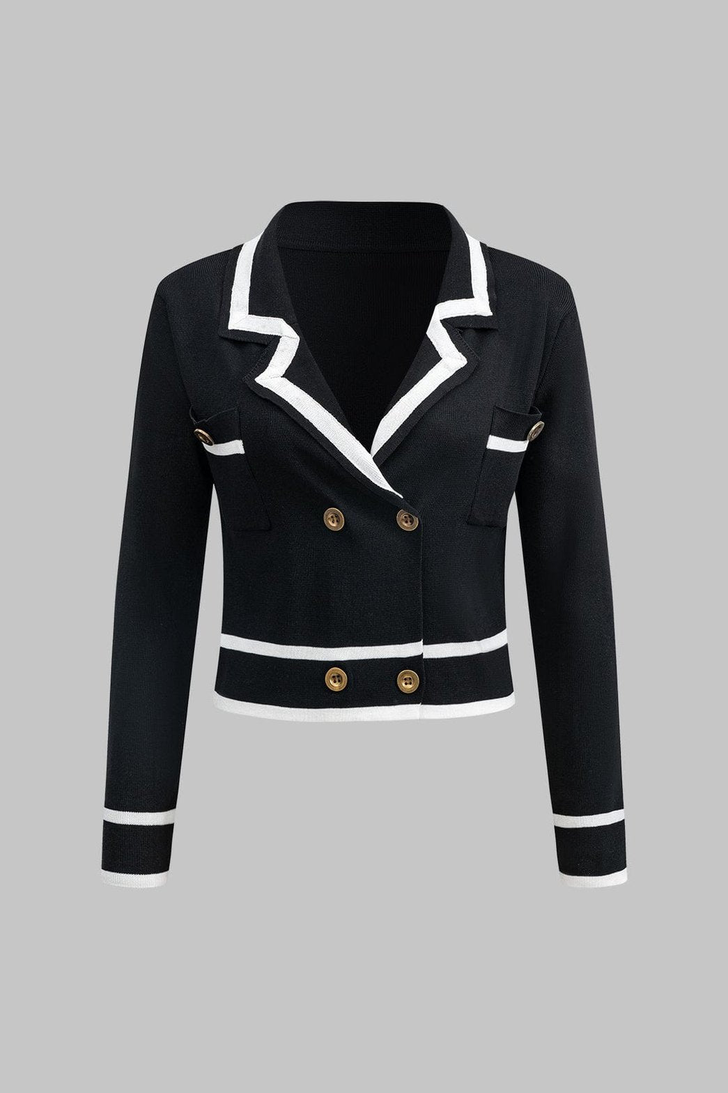 Cardigan contrasté avec pantalon large harmony