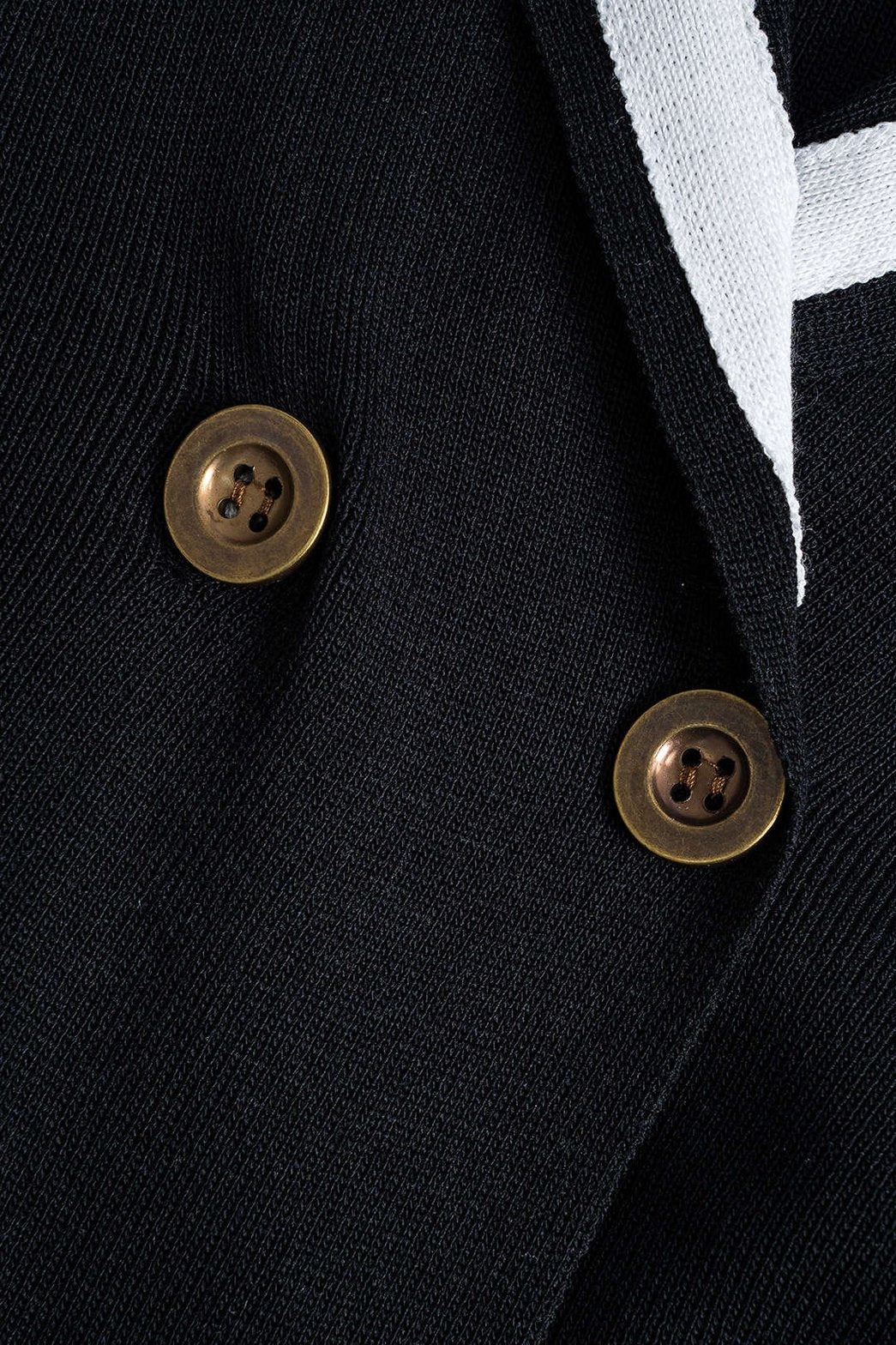 Tenue complète cardigan pantalon contrastée azure