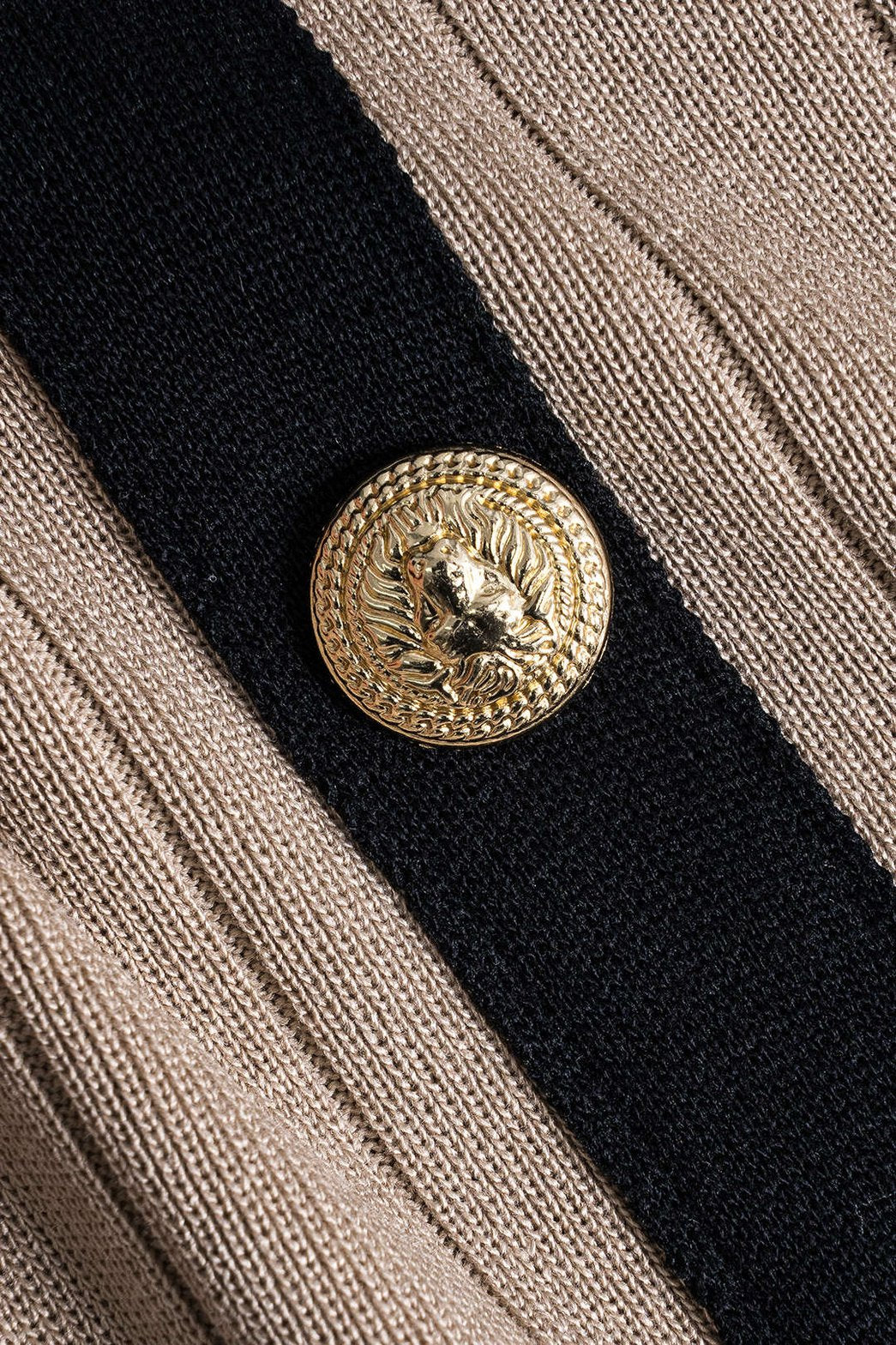 Vue côté ensemble coordonné beige océan