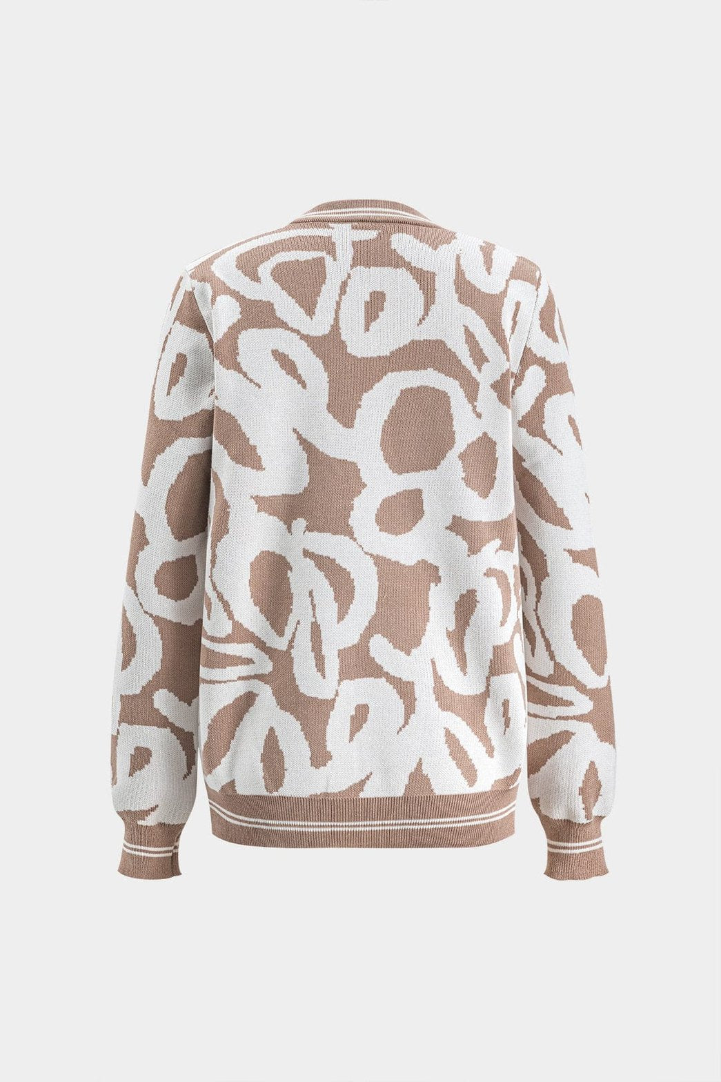 Détail motif cardigan tricot douceur