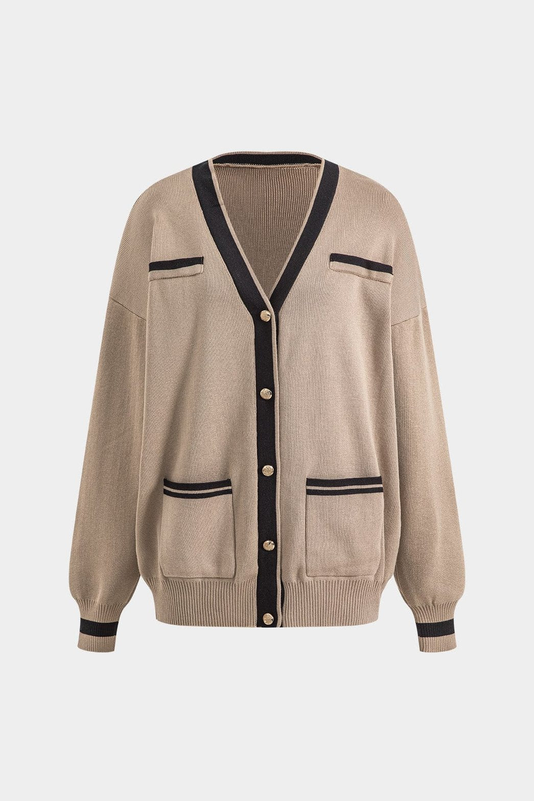 Détail des poches du cardigan lune