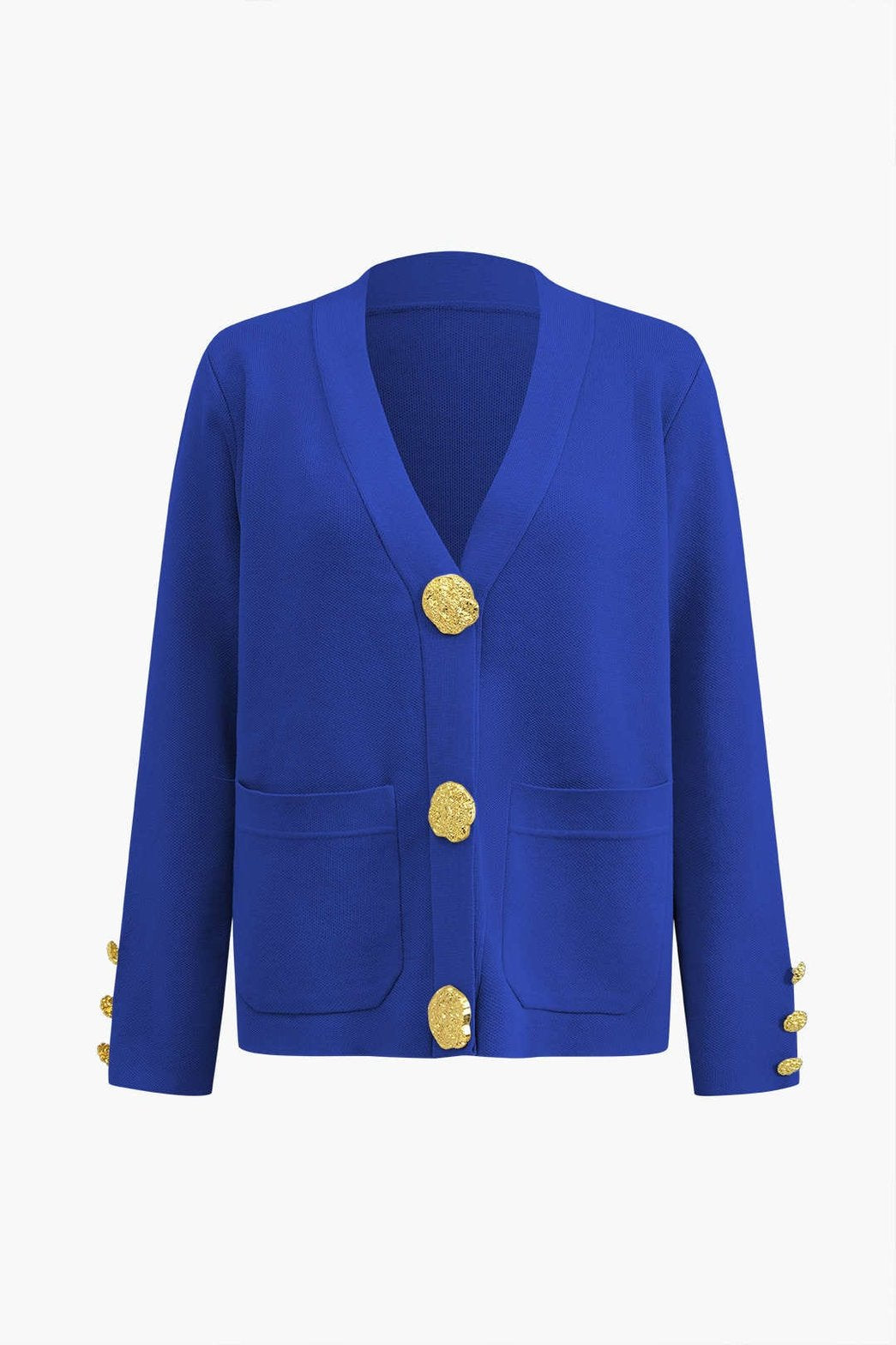 Ensemble Cardigan Tricot Boutons Dorés