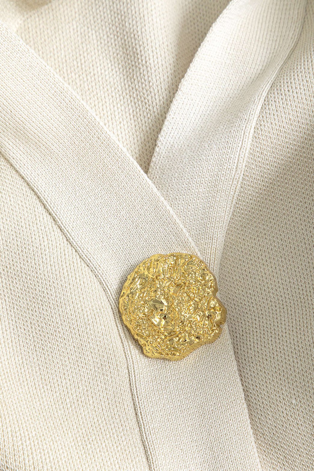 Ensemble Cardigan Tricot Boutons Dorés