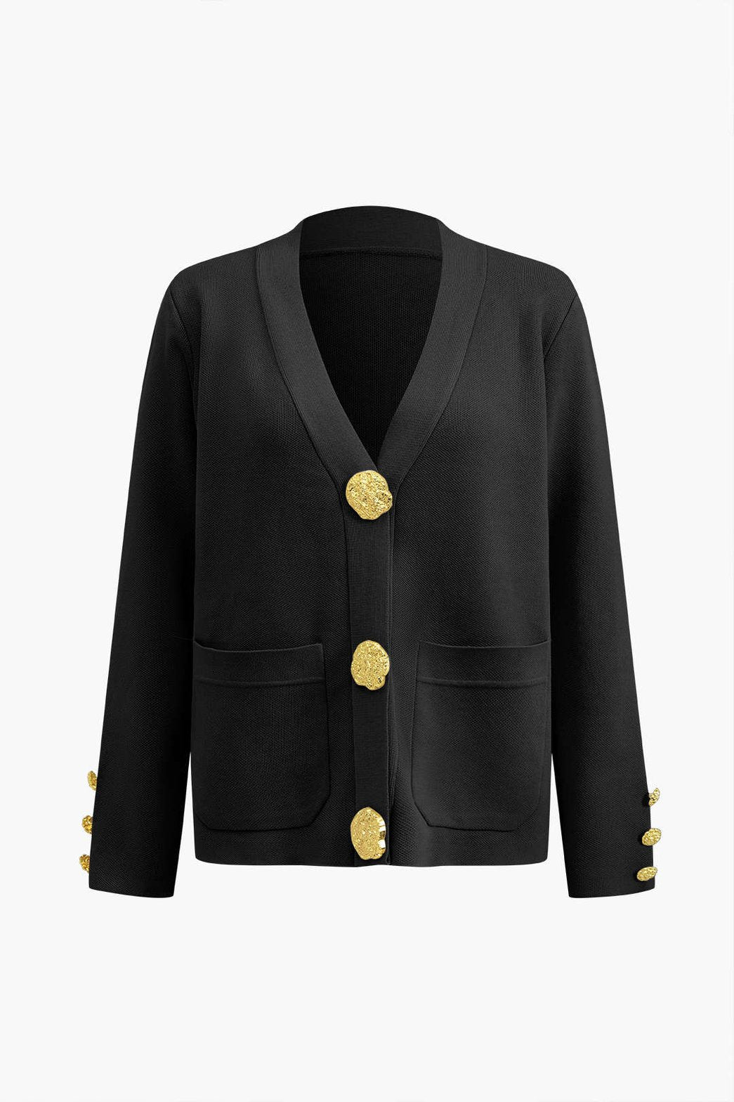 Cardigan noir vue de dos chic