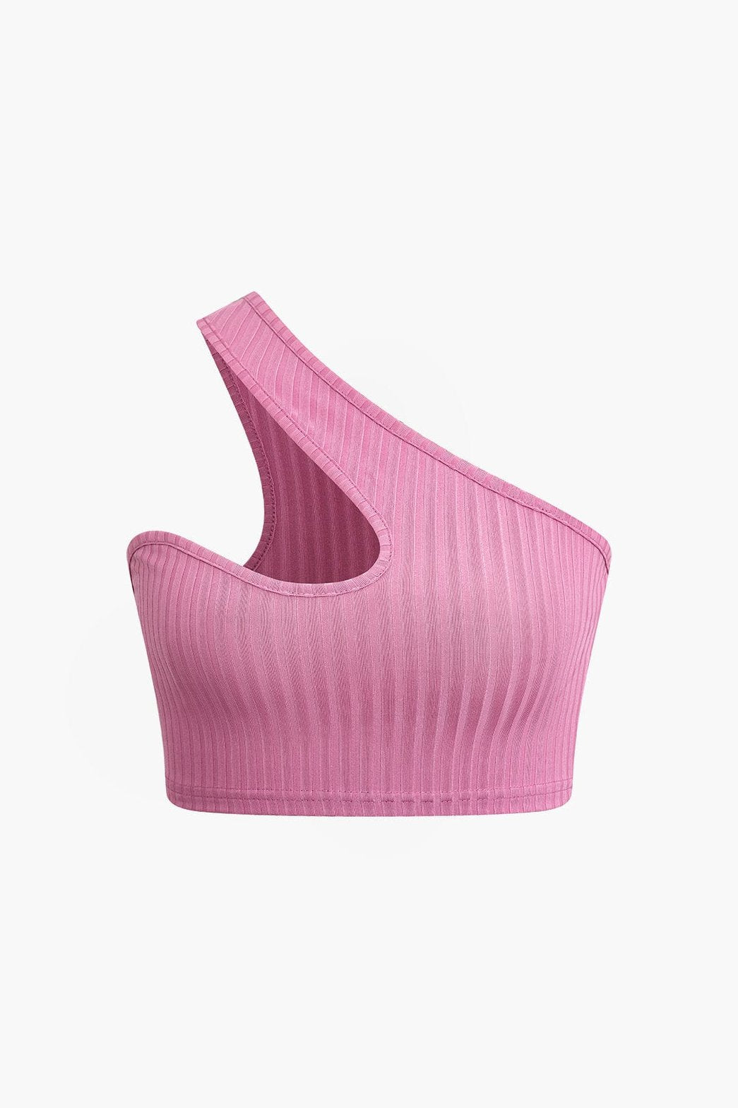 Ensemble asymétrique rose vue côté harmonie