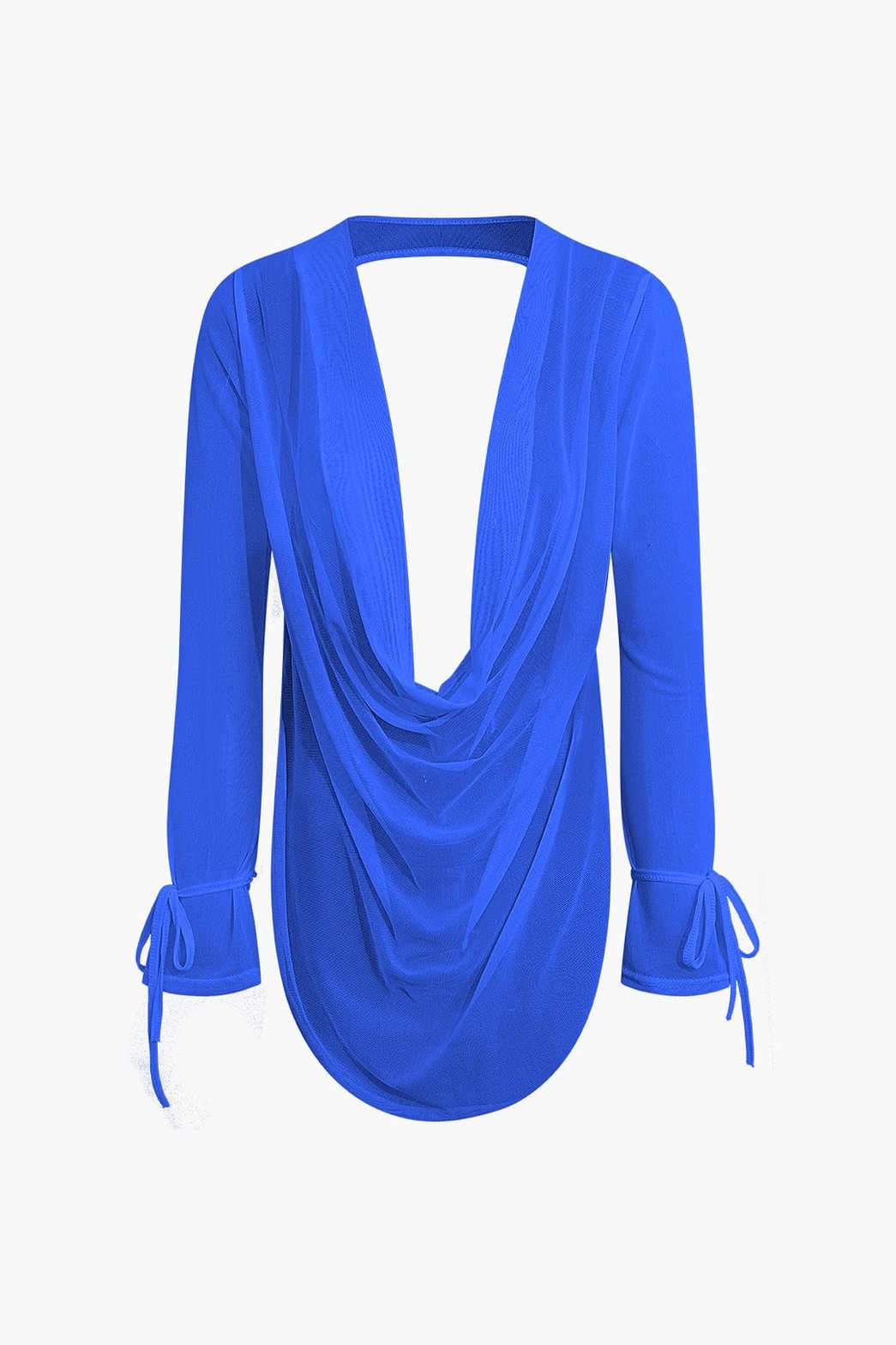 Ensemble Chic Col Drapé et Minijupe