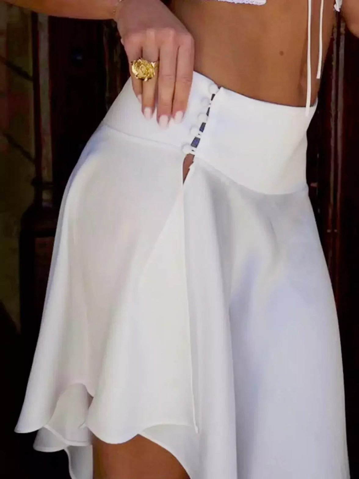 Ensemble deux pièces blanc aérien