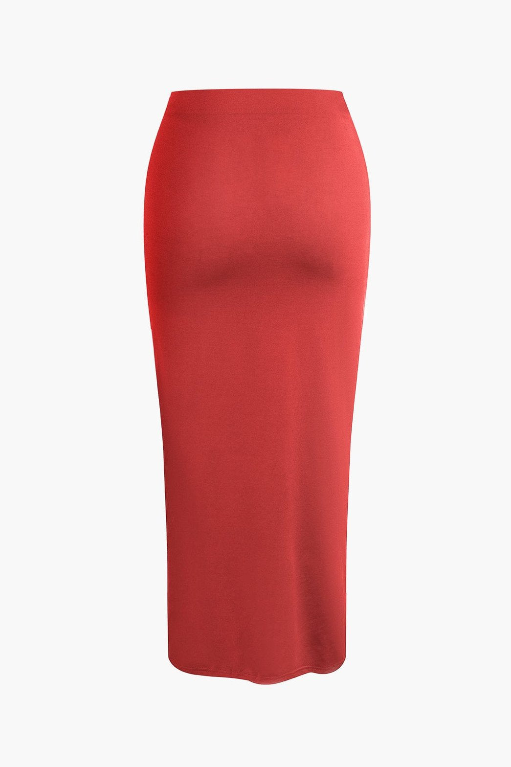 Ensemble jupe longue drapée et top moulant rayonnant