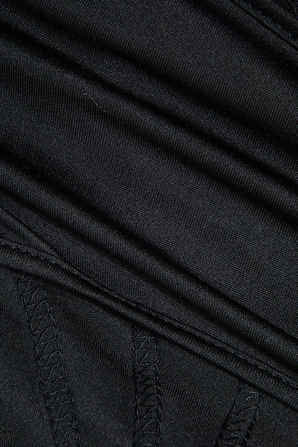 Ensemble corseté élégant noir perle