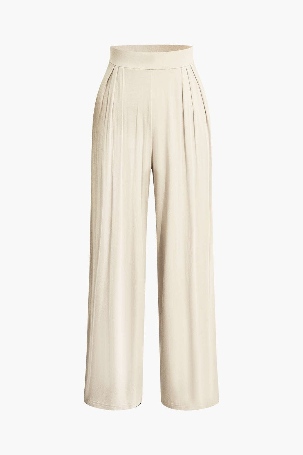 Ensemble Crop Top Bandeau et Pantalon Large Terracotta