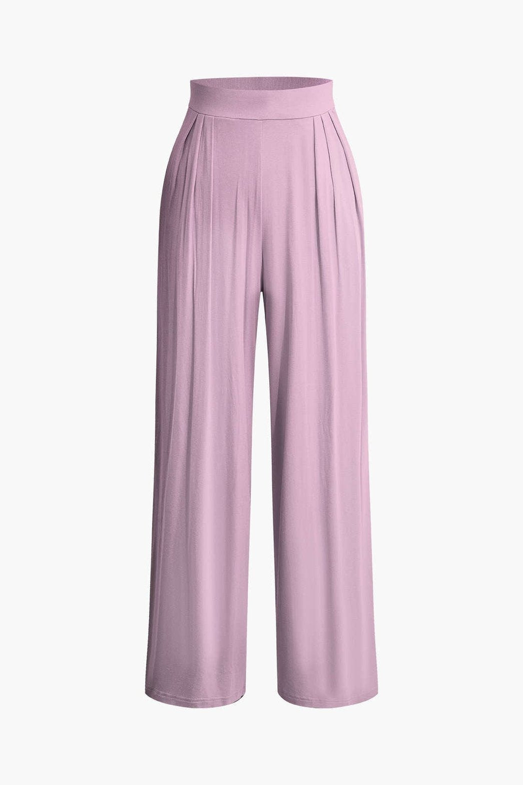 Ensemble Crop Top Bandeau et Pantalon Large Terracotta