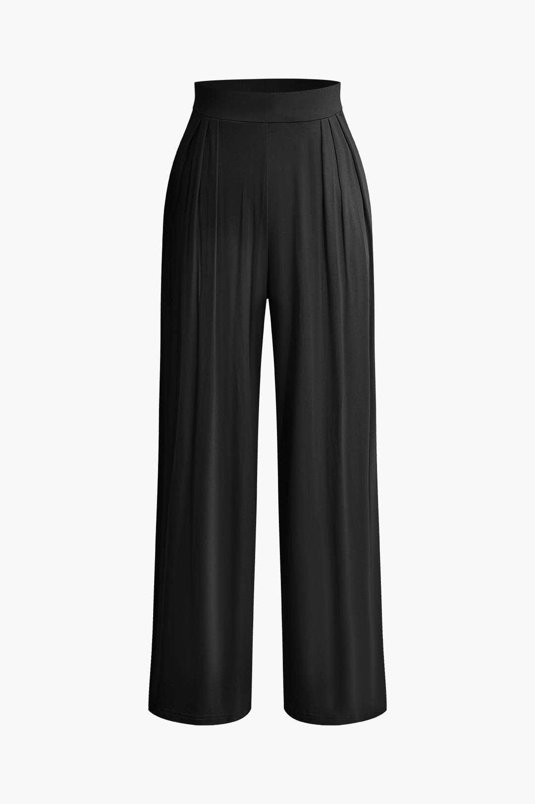 Ensemble Crop Top Bandeau et Pantalon Large Terracotta