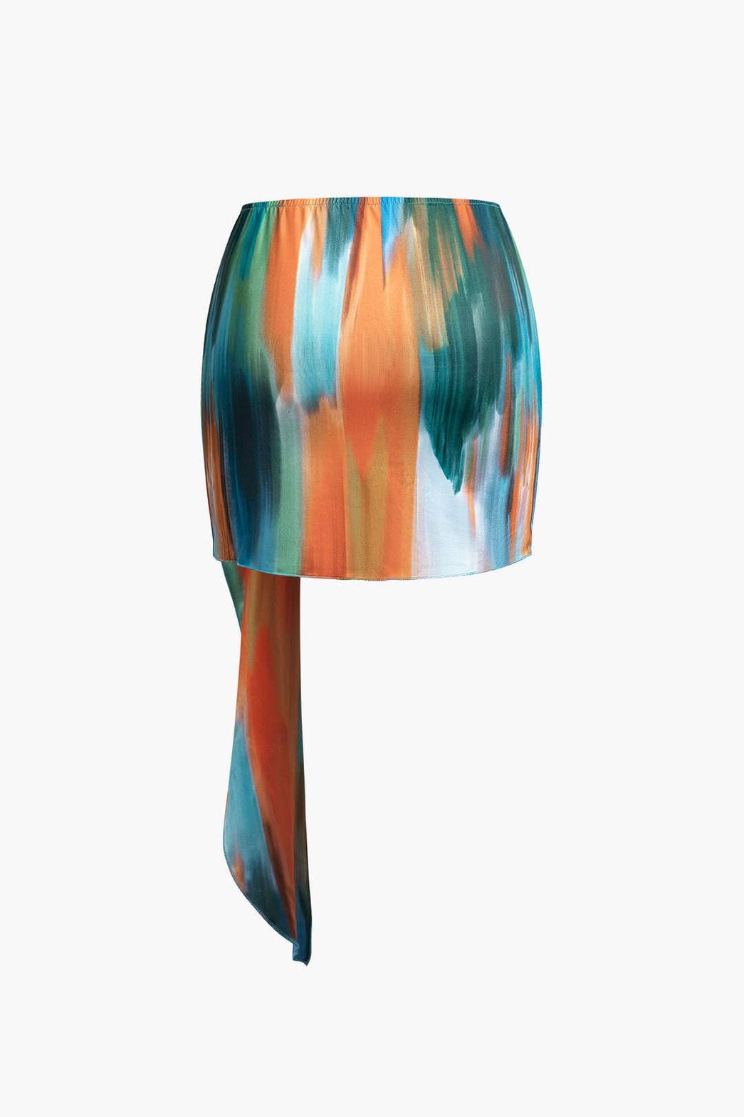 Tenue d'été tie-dye turquoise océan
