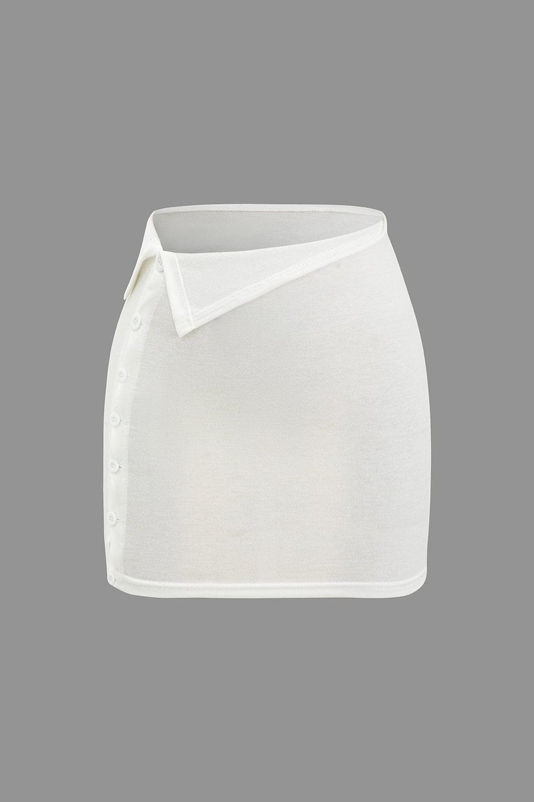 Ensemble deux pièces blanc vue latérale légèreté