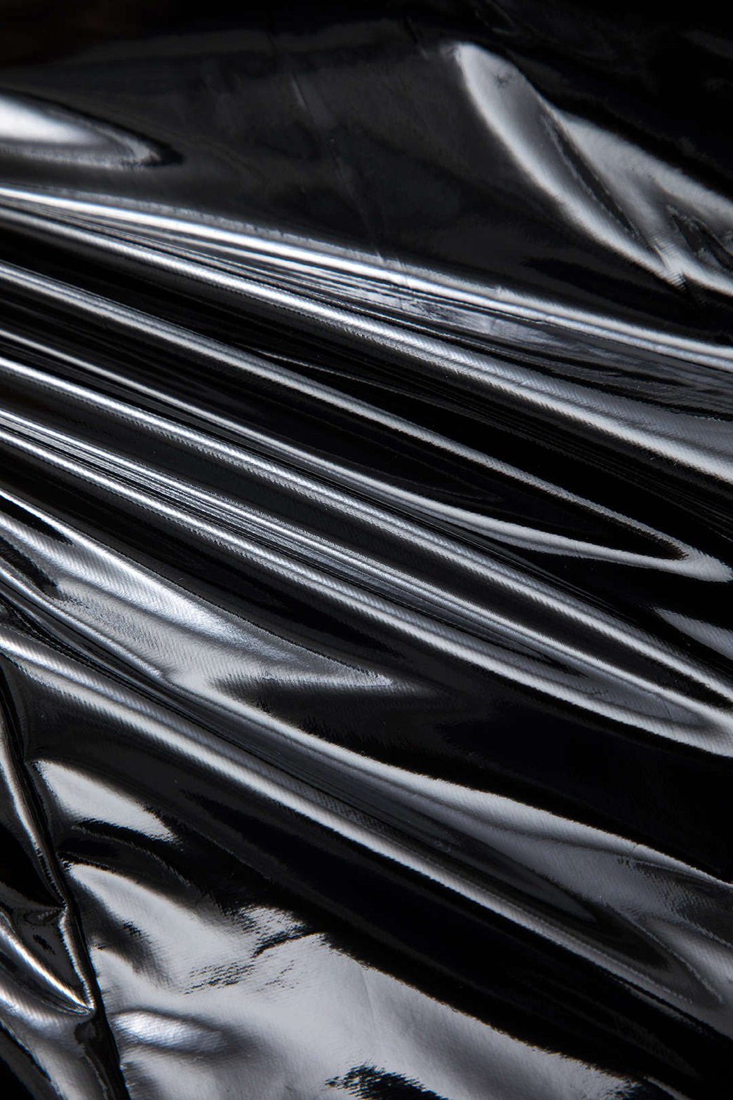 Ensemble vinyle noir zippé vue complete topaze