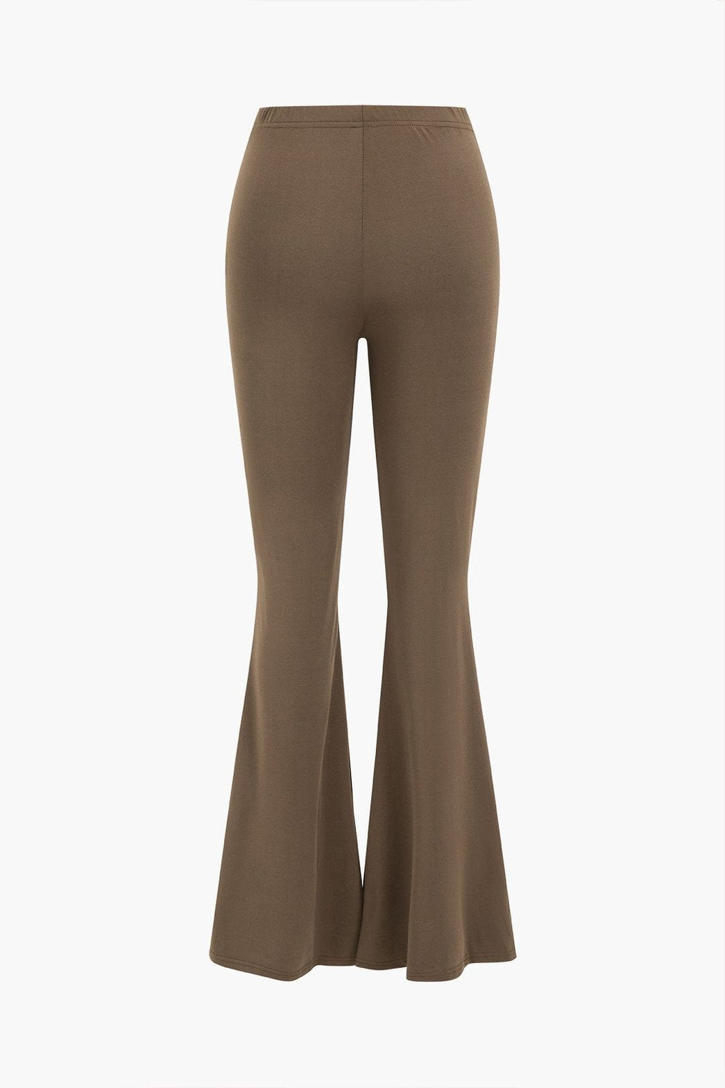 Vue rapprochée du haut crop top marron tendresse