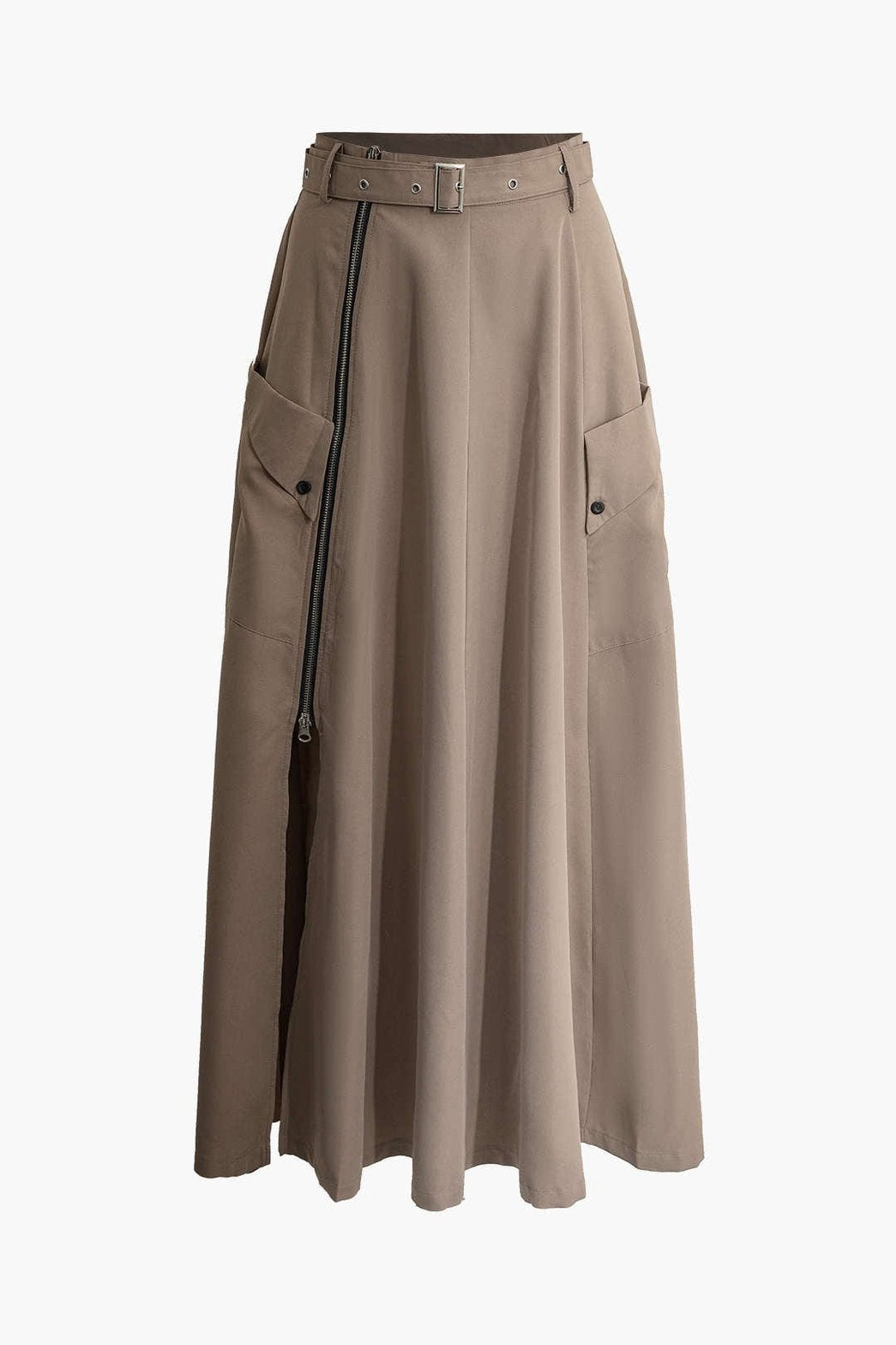 Détail ceinture jupe cargo rose