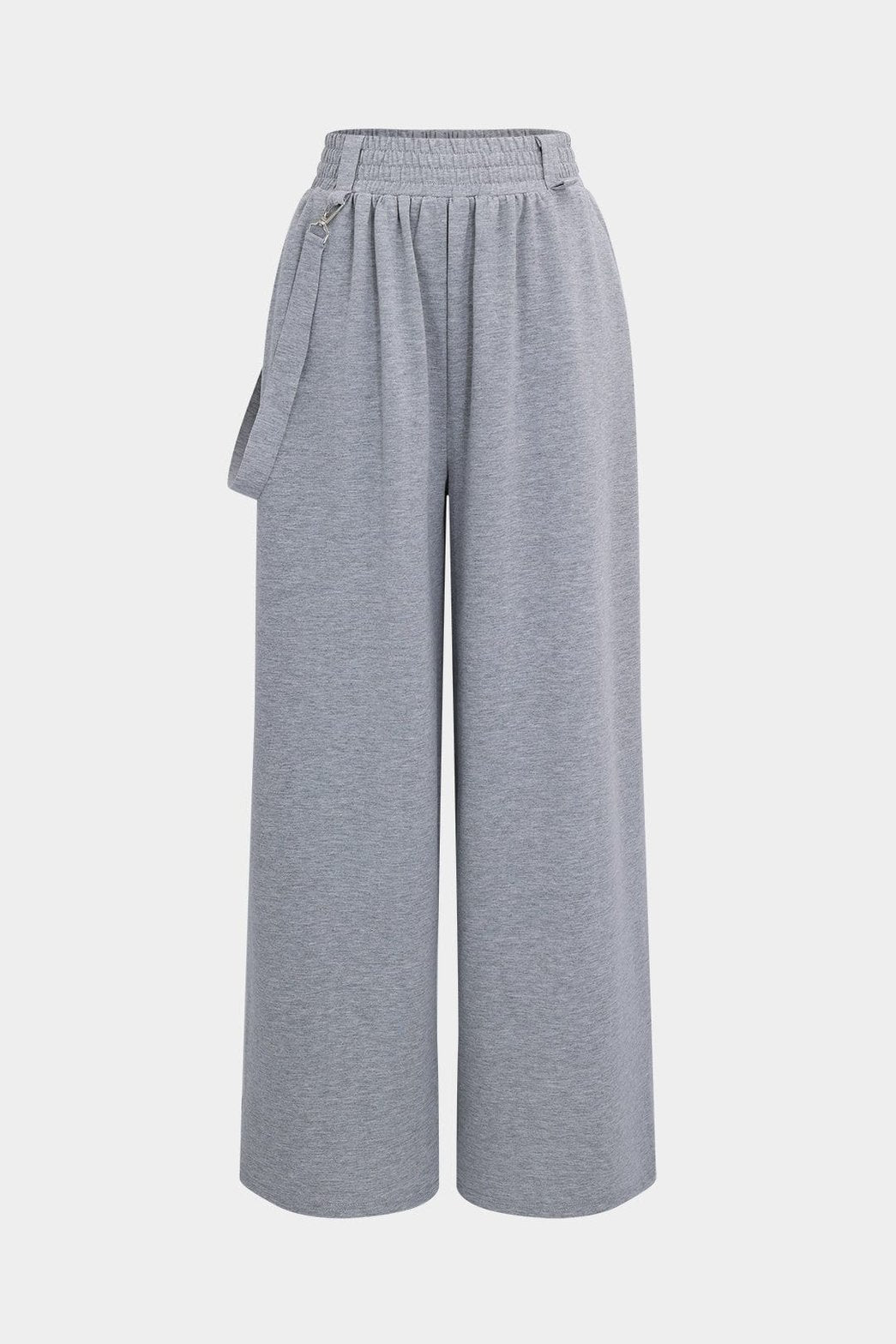 Ensemble sportswear gris coupe ample sérénité