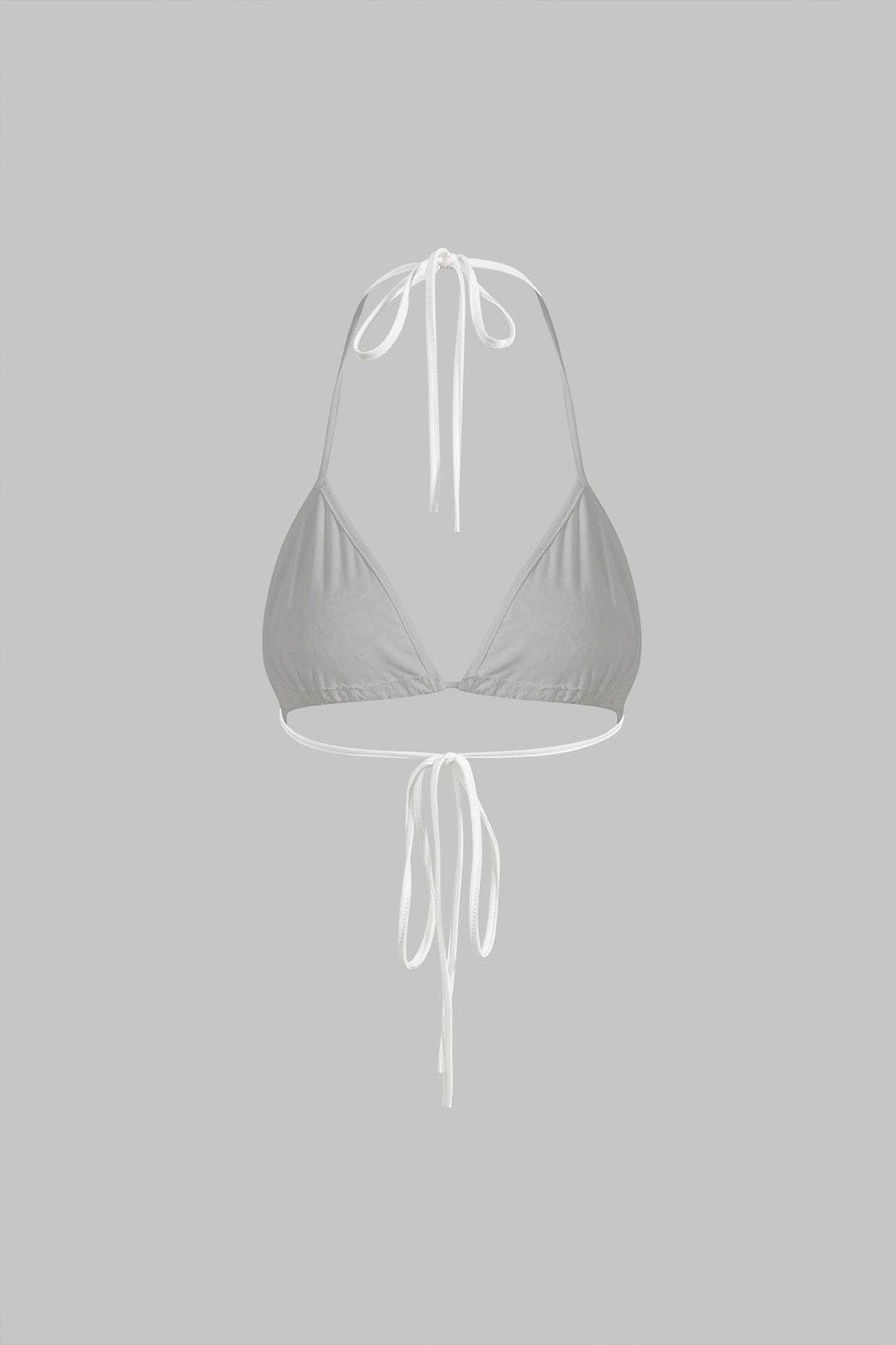 Ensemble dentelle blanc vue détail vague