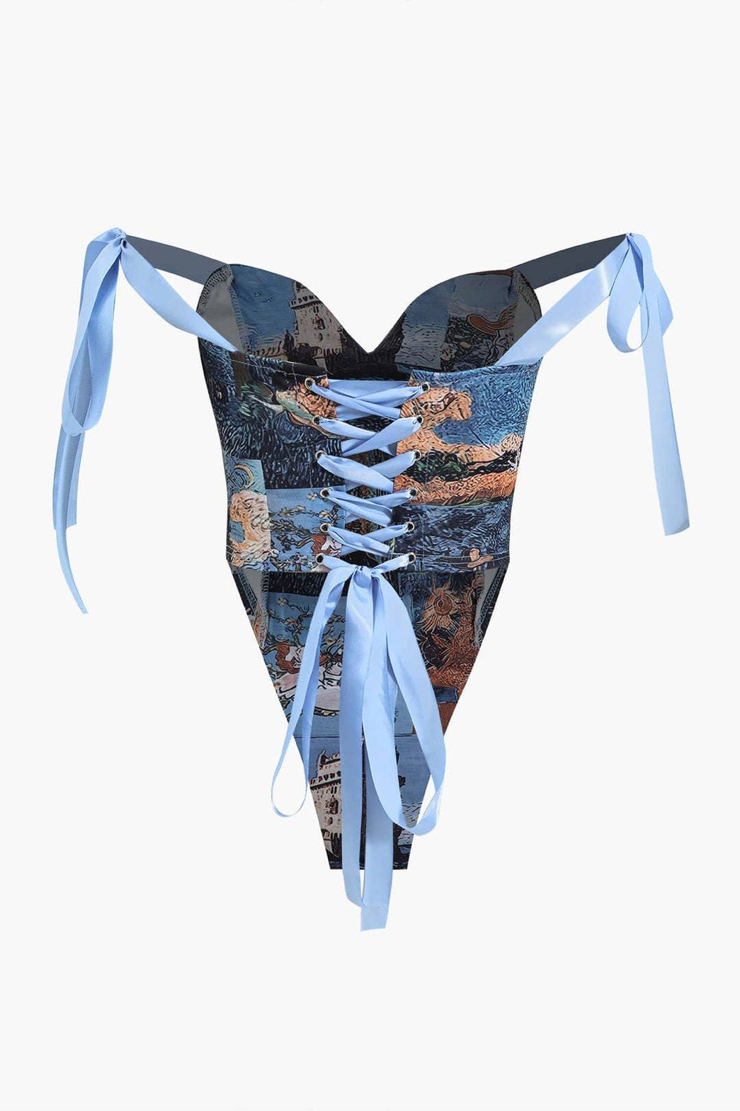 Ensemble deux pièces imprimé artistique vue latérale étoile