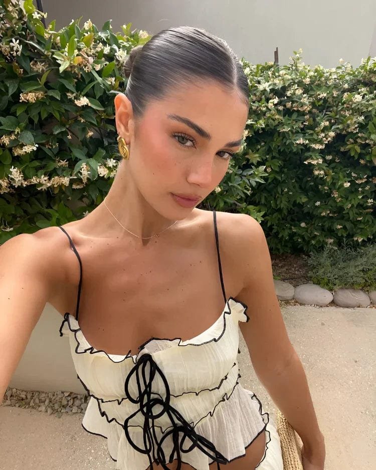 Ensemble coordonné blanc douceur