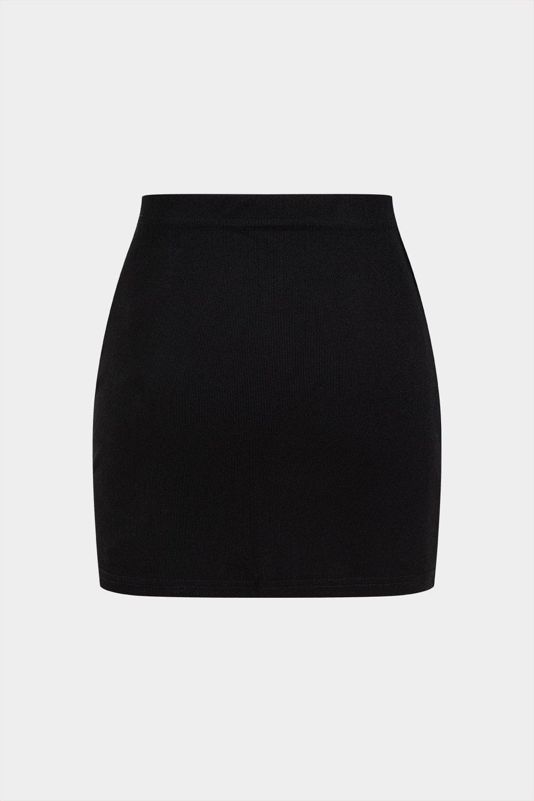 Ensemble noir détail cœur scintillant