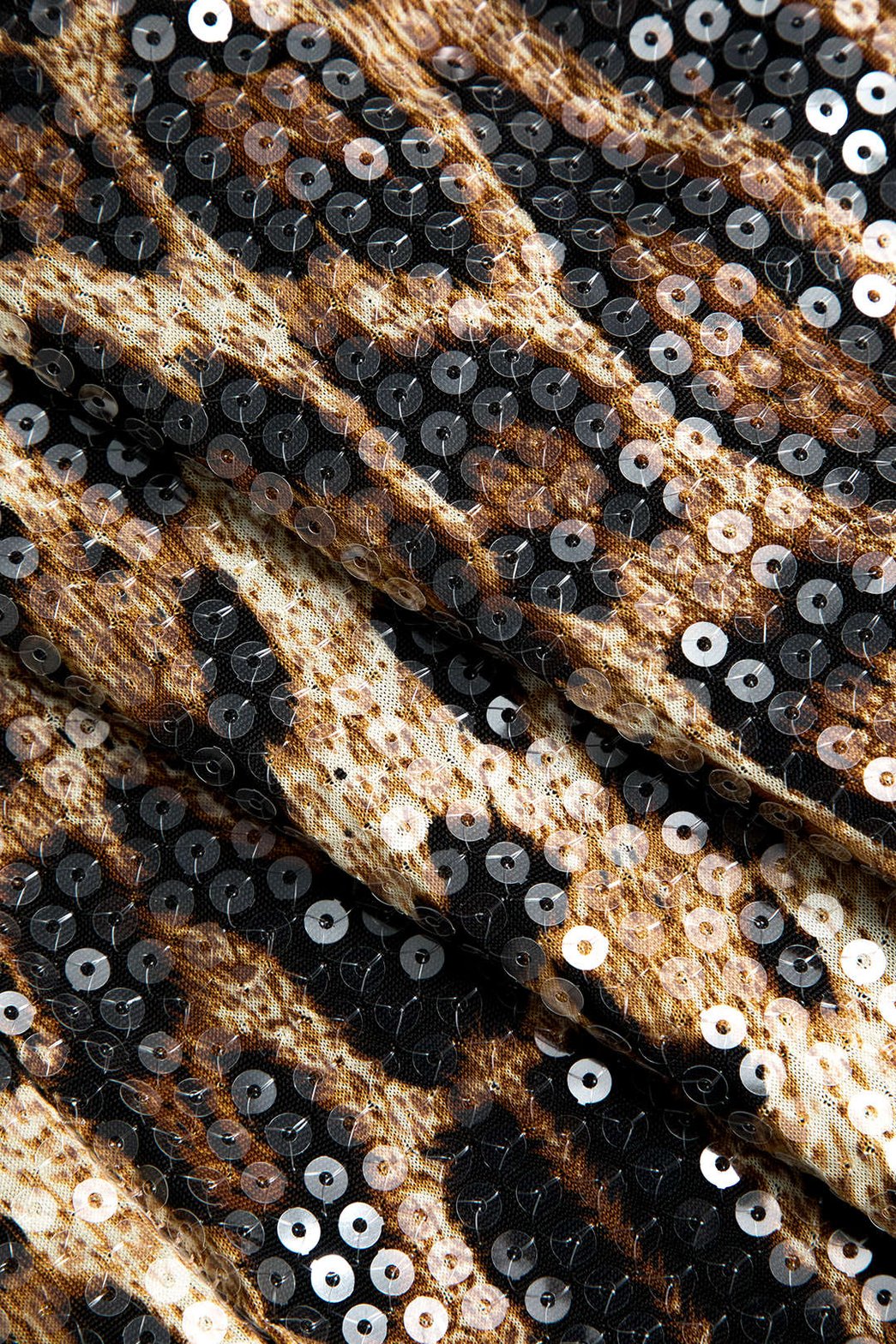 Ensemble paillettes léopard moderne