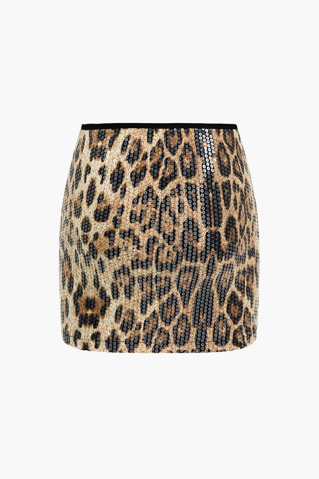 Ensemble sequins léopard tendance