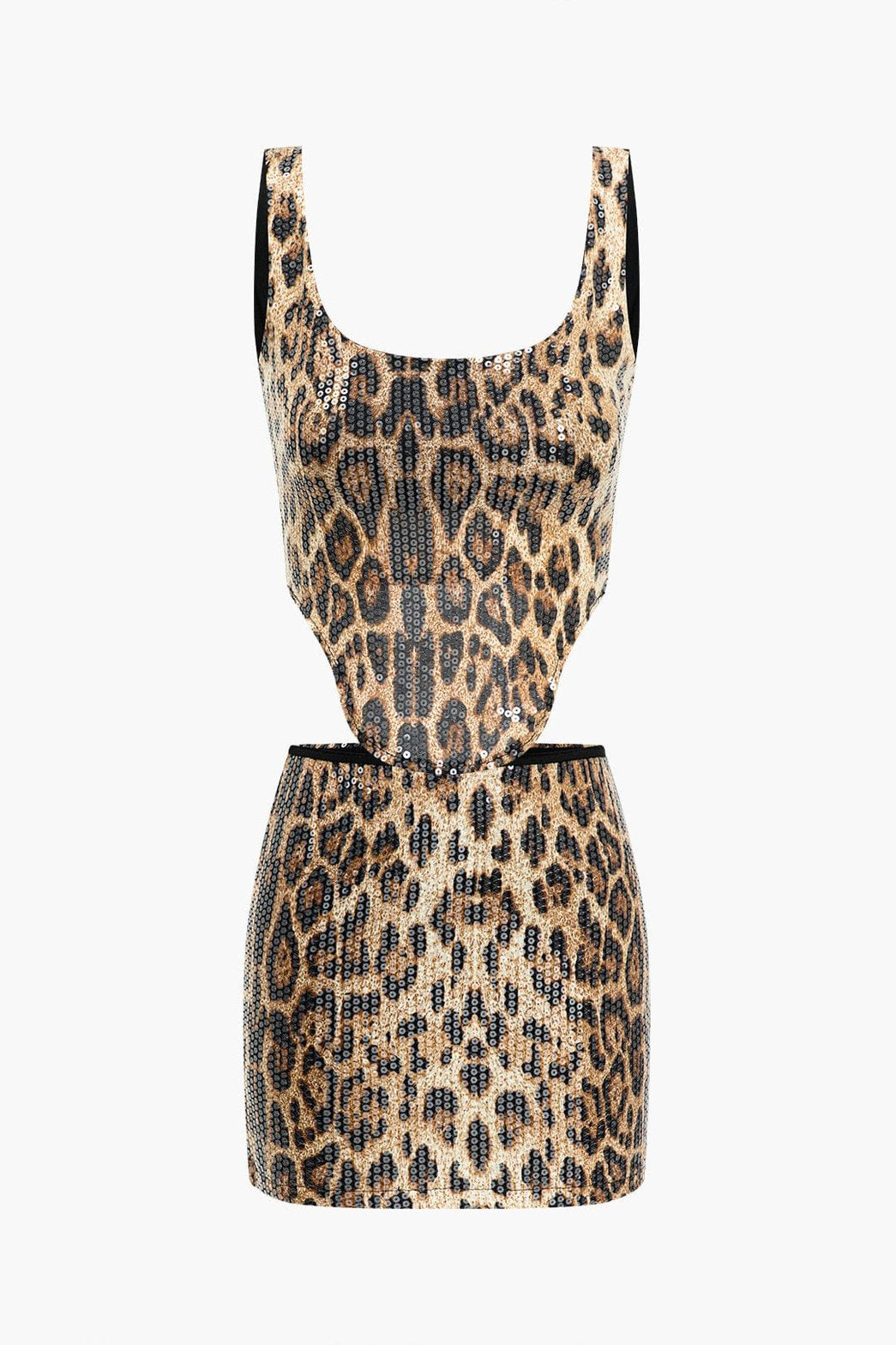 Ensemble paillettes léopard glamour