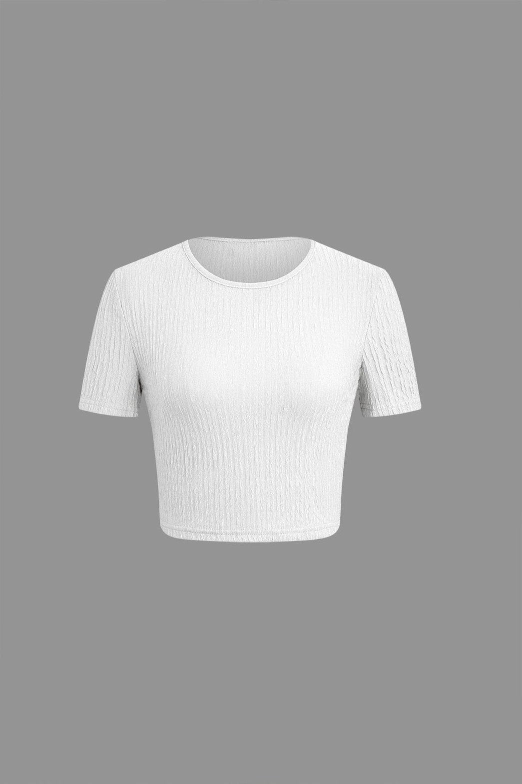 Ensemble Jupe Drapée Tendance