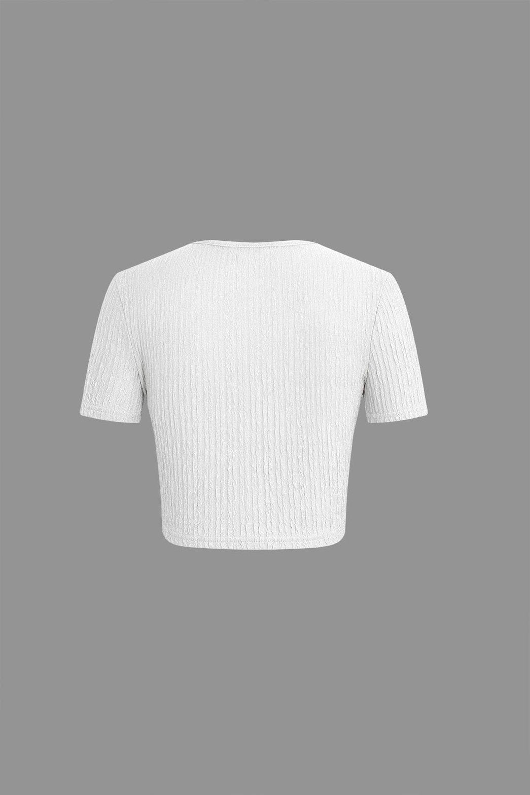 Ensemble Jupe Drapée Tendance