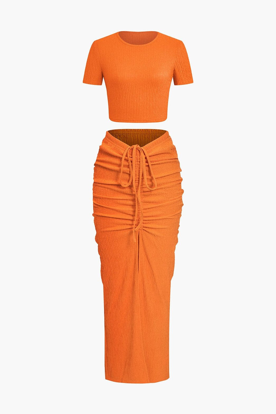 Ensemble Jupe Drapée Tendance