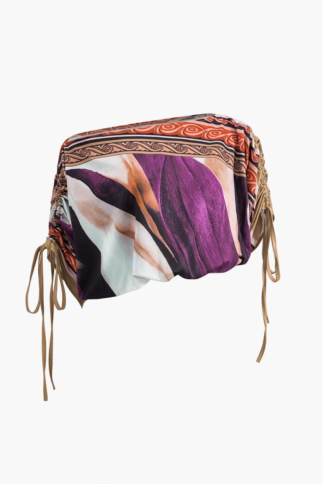 Jupe longue motif graphique élégant papillon