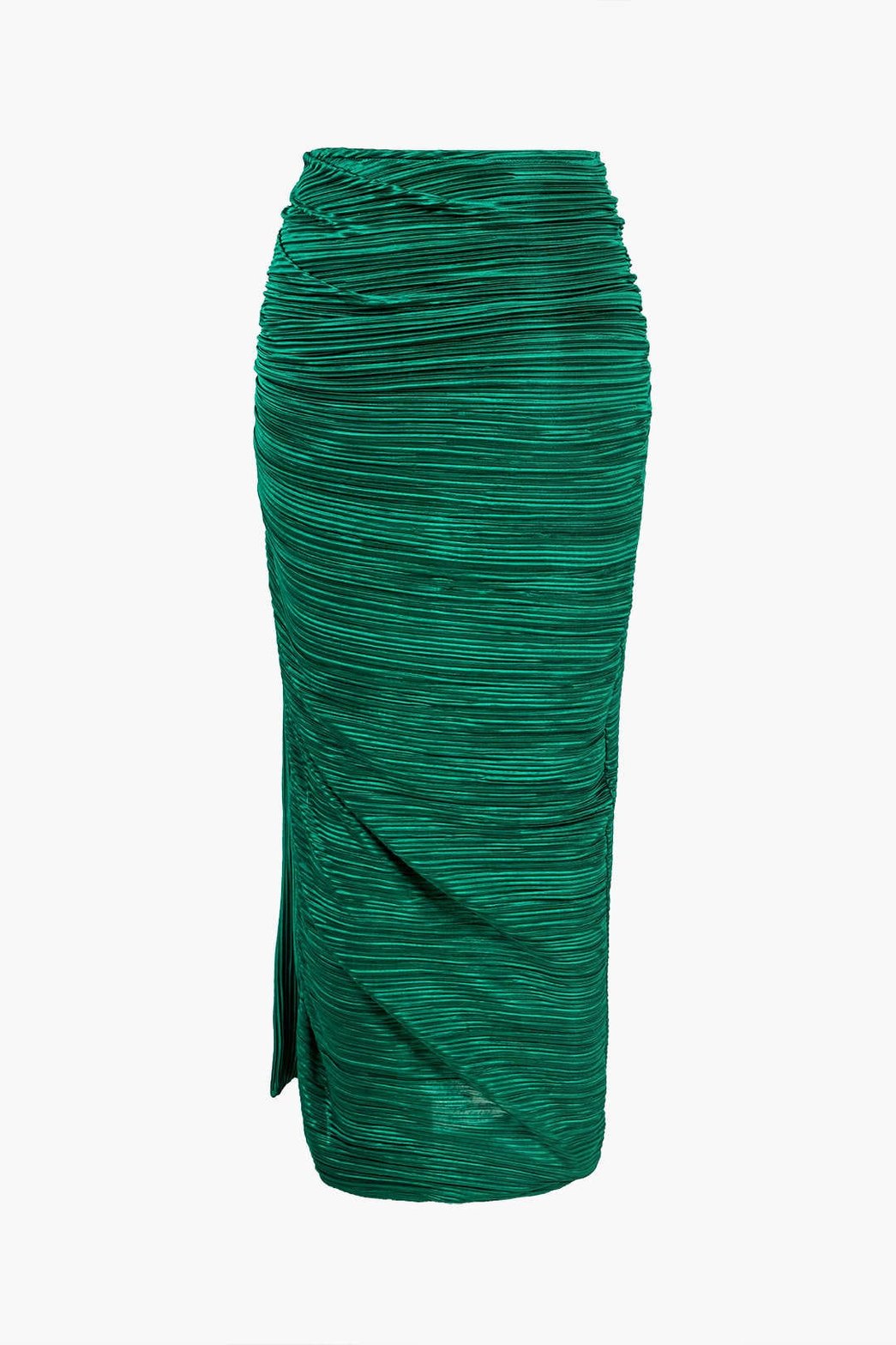 Ensemble Jupe Longue Plissée Dos Nu Élégant