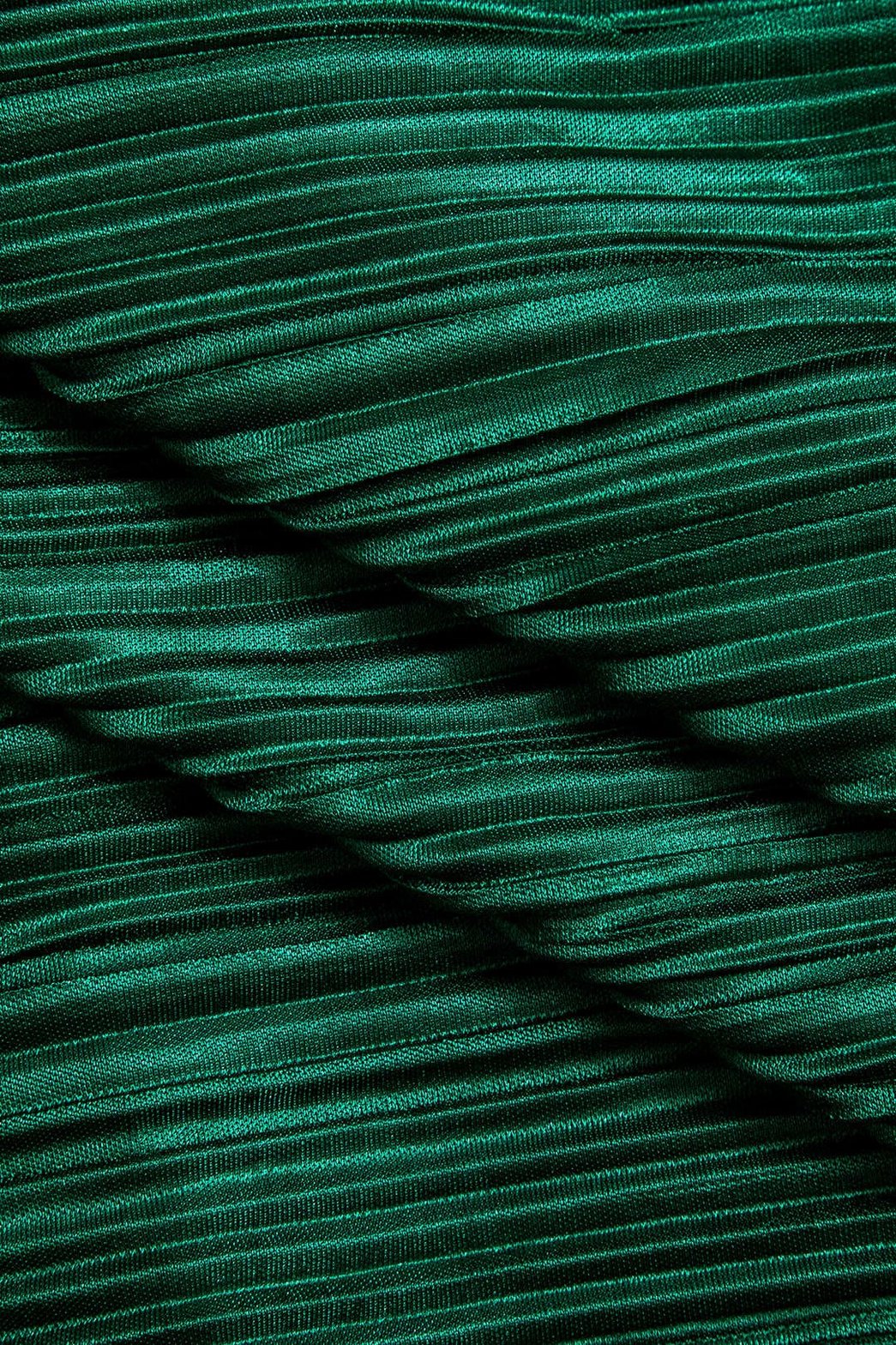 Ensemble Jupe Longue Plissée Dos Nu Élégant