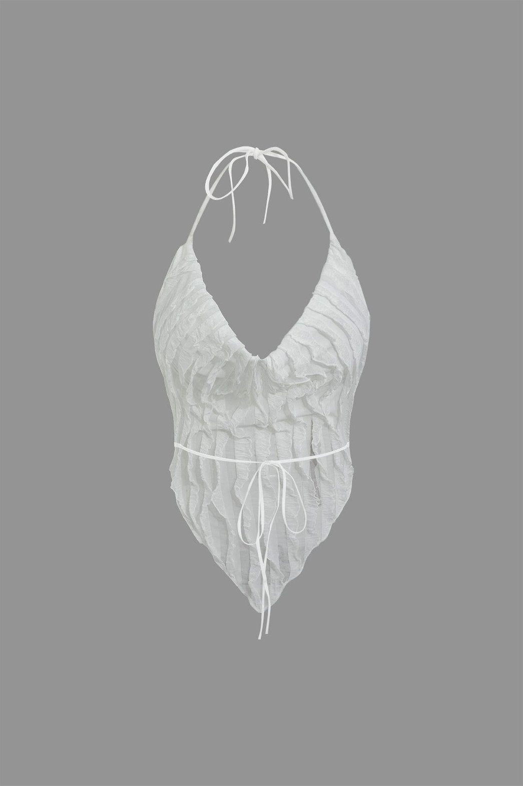 Ensemble jupe plissée blanc grâce