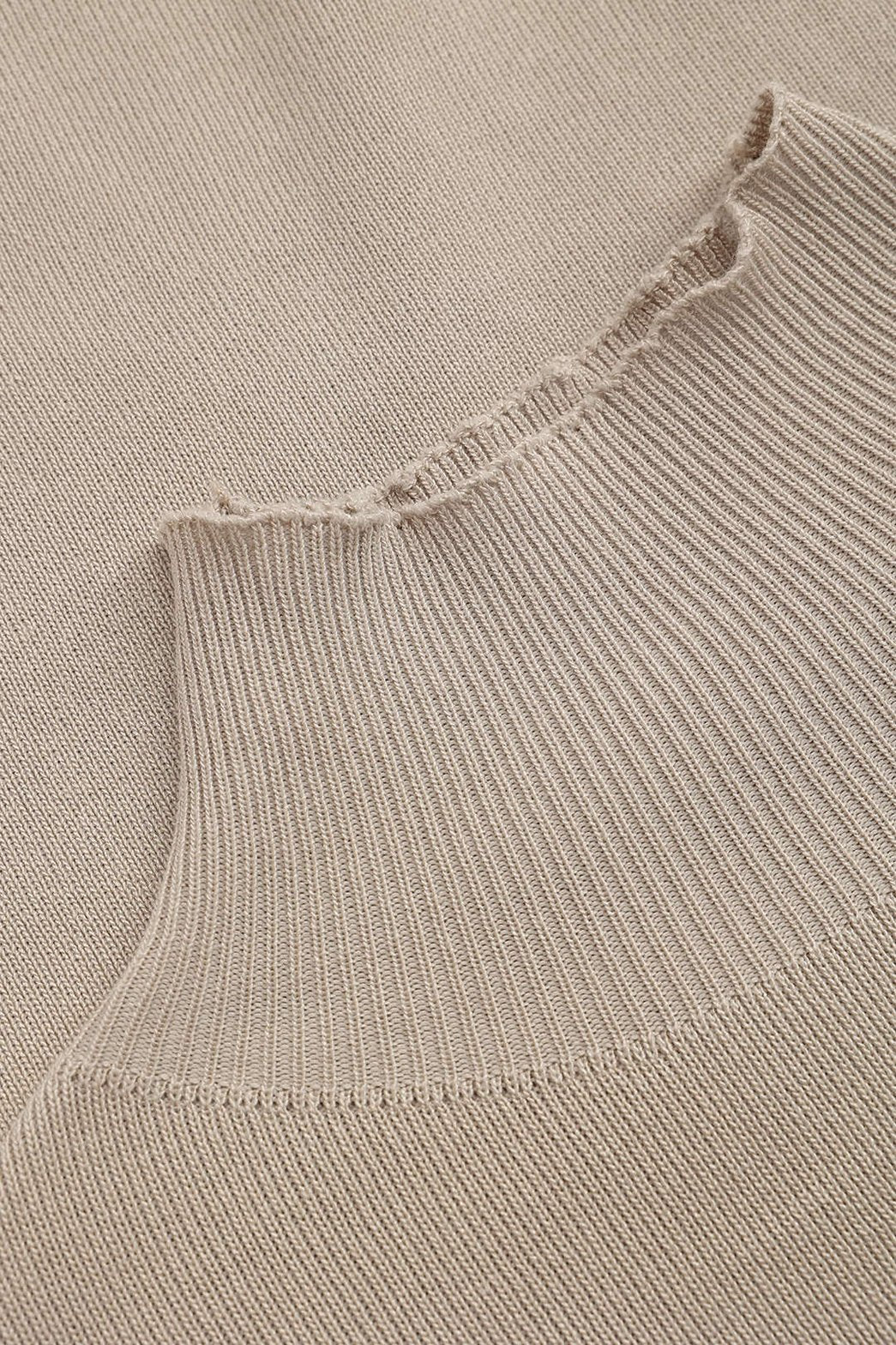 Ensemble cape et pantalon beige vue complète force