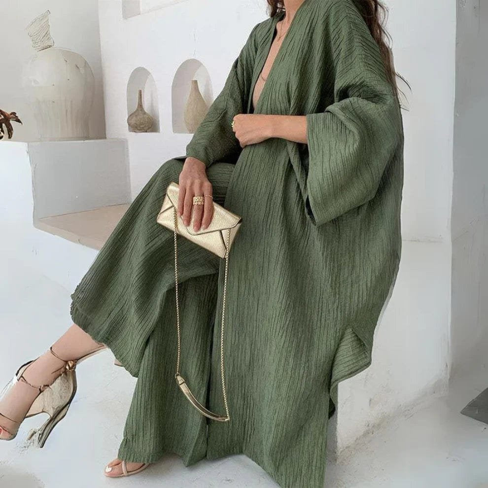 Ensemble coordonné beige élégance